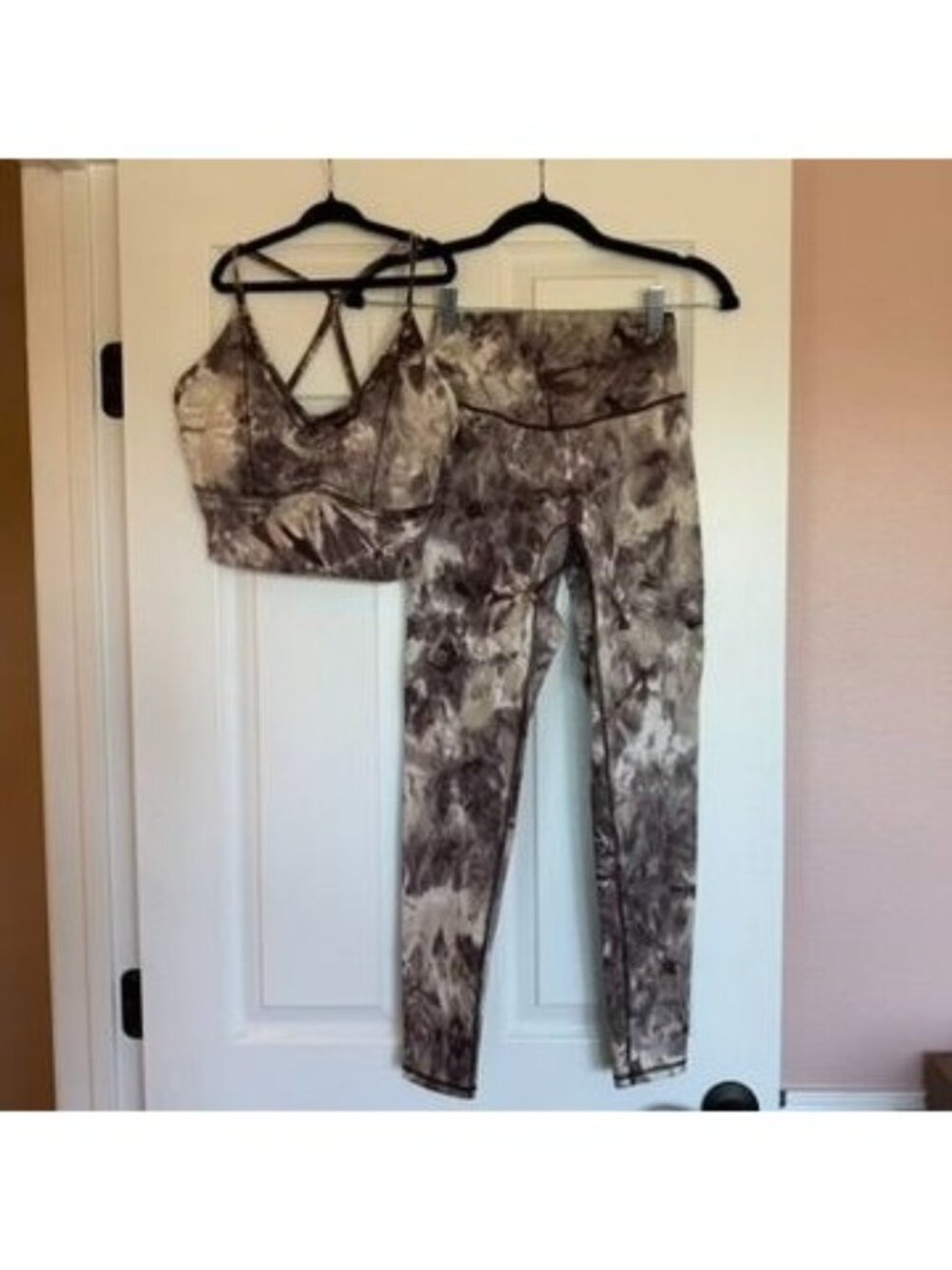 2PC Gymshark Elevate Athletic Sports Bra Workout Leggings Set Size Small NWOT